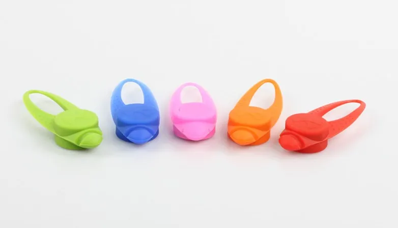 Silica Gel Pet Dog Cat Collar Night Walking Safty Lights Tag Waterproof
