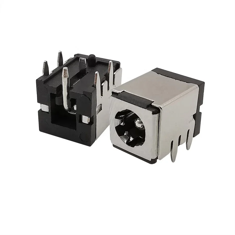 DC-007B 5,5x2,1mm Источник питания постоянного тока со штекера на гнездо зарядки разъем с железный корпус кронштейн DC007B 5,5*2,1 мм разъем питания постоянного тока