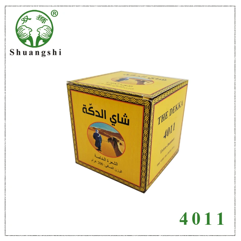 
Grand lion brand chunmee tea leaves 4011 slim fit tea with 100g paper box package in 10kg carton 