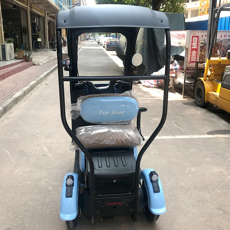 2024 New Design 3 wheel electric motorcycle 800W Electric Trike 48V 60W20Ah Open Body Electric Tricycle for Adults Bike Use