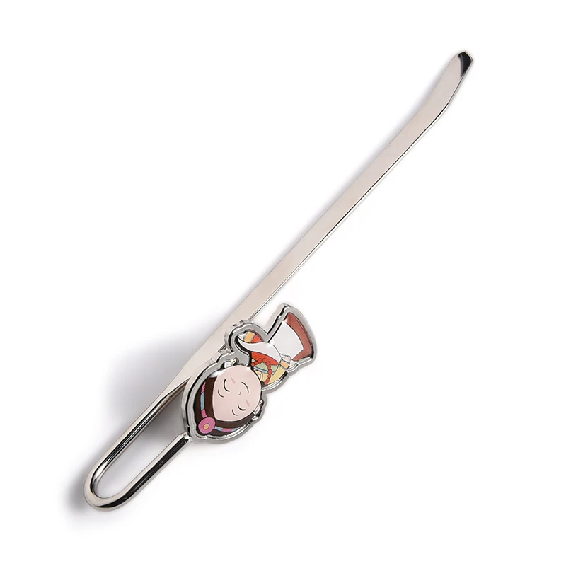 Daily Style Factory Wholesale Soft Enamel Beautiful Girl Design Bookmark