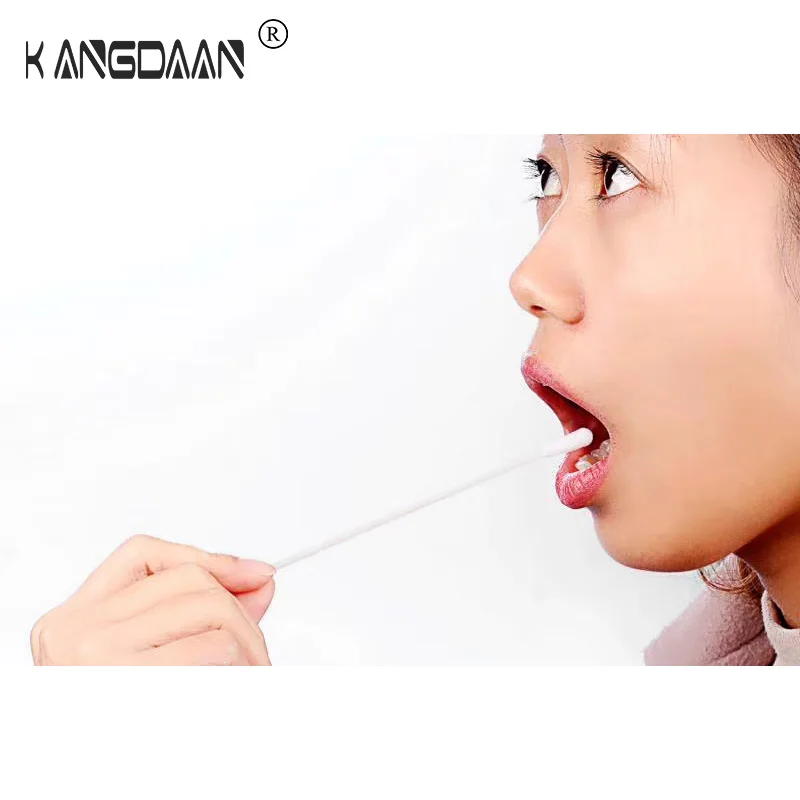 
Anterior Nares Swab (Oropharyngeal Flocked Swab)Flock disposable breakpoint oral laryngeal cell gene nasal nylon flocking 