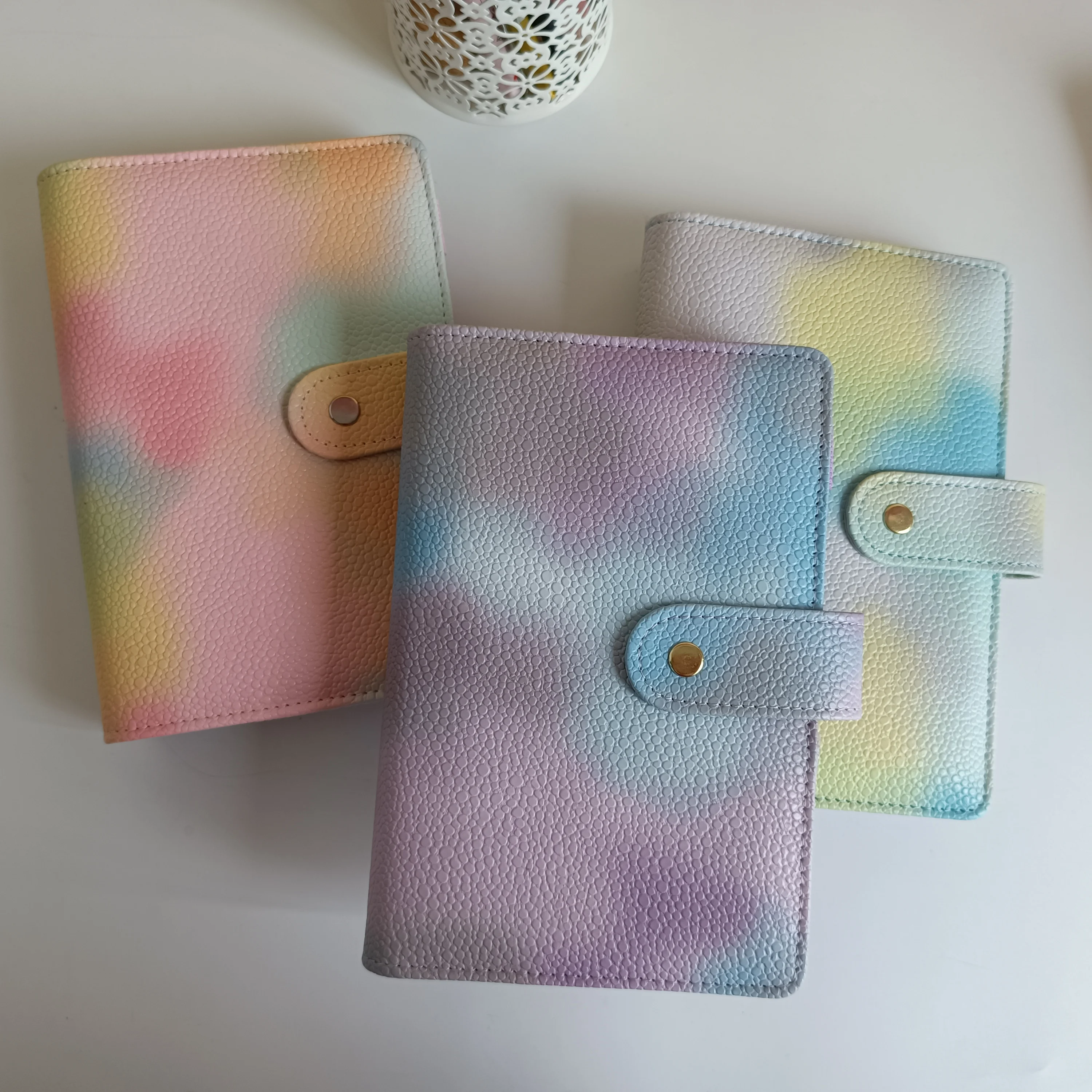 New Gift Factory Stock Durable Premium Faux Leather A5 A6 A7 Waterproof Cute Diary Smart Notebook A7 Binder