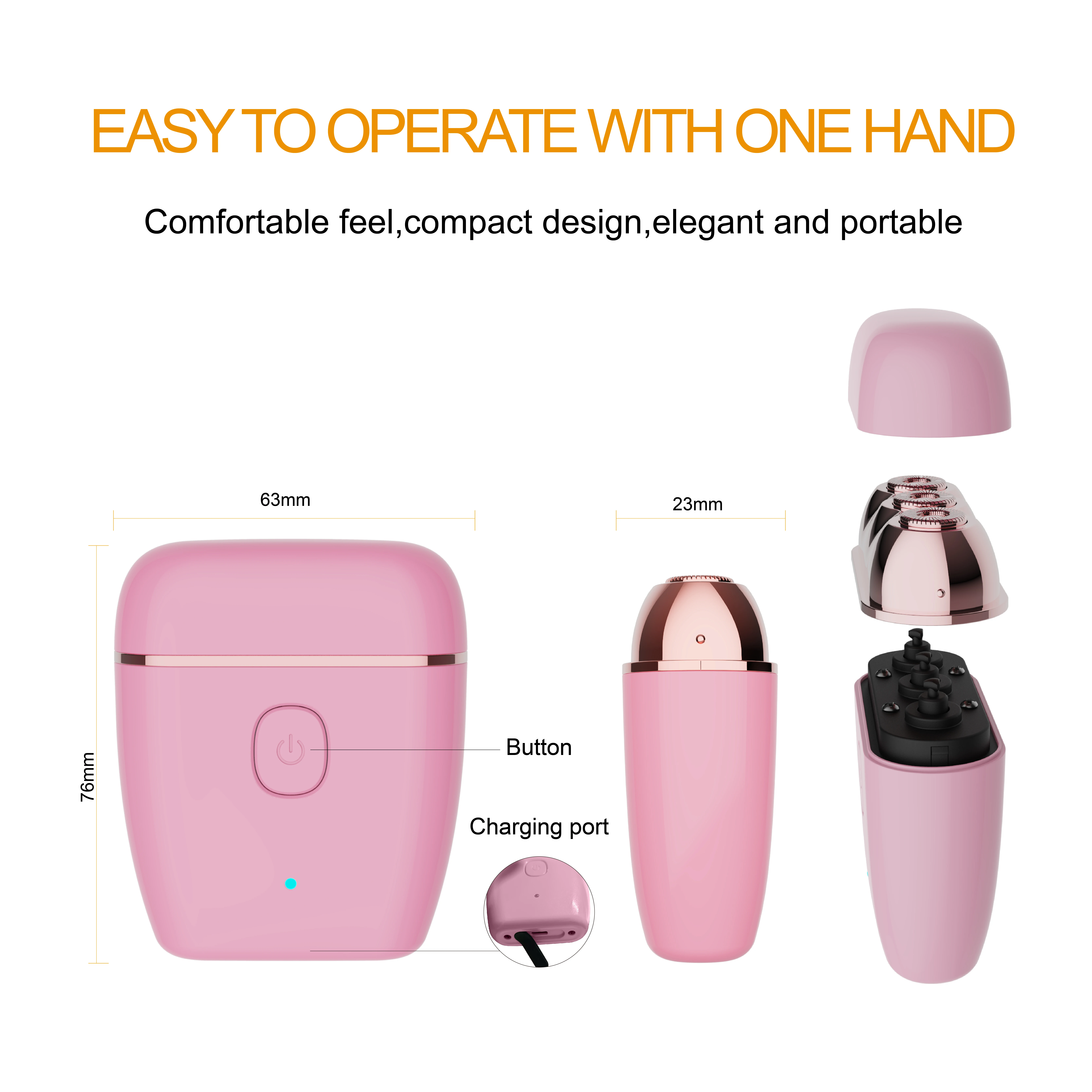 Wholesale Female Epilator Rechargeable Lady Hair Removal Shaver for Women Electric Bikini Trimmer Professional Shaving Machine