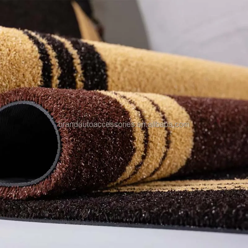 Auto Universal Car Carpet floor mats with PE Coating /PVC/TPR Material Black Heavy Duty Anti-skid Needle Punched Auto Carpet