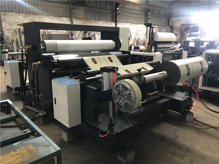 Automatic Perforated Bathroom Tissue Roll Embossing Rewinding Toilet Paper Machinery Supplier