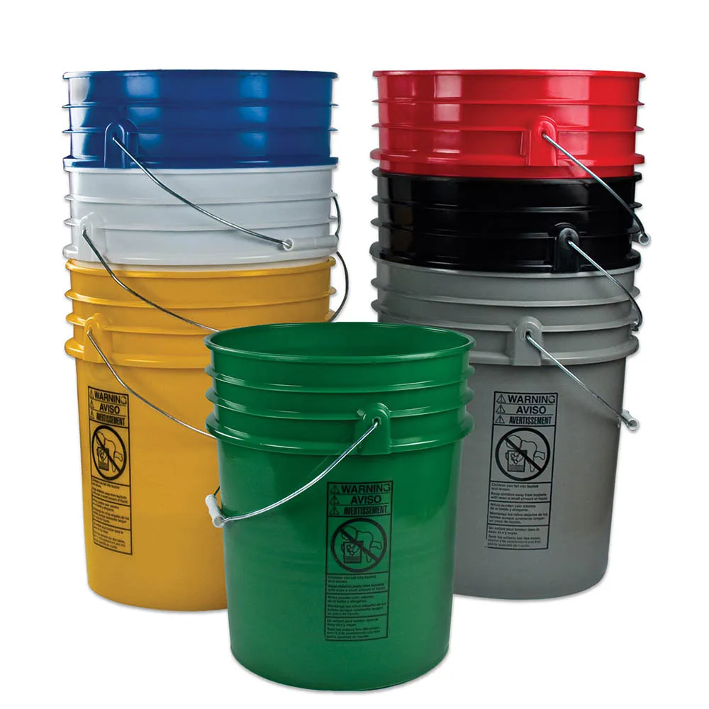 
20L Buckets Open Head Plastic Pails Paint Pails 