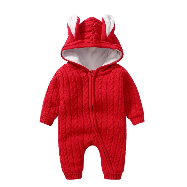 
Boutique Baby Longsleeve Rompers knit Cotton Toddler Clothing Romper 