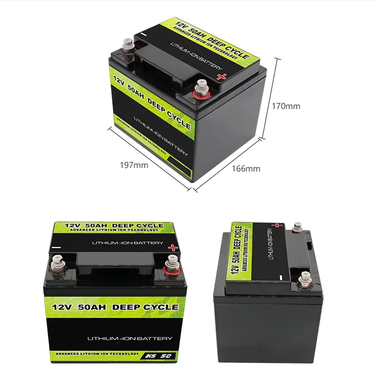 Lifepo4 12V 24V 200Ah 100Ah 50Ah 500Ah Battery for RV Solar 12 Volt Lithium Battery 50Ah for Golf Carts Forklifts 48V Storage