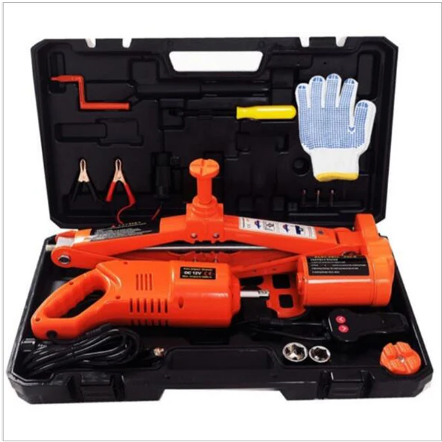 Upgraded Electric Car Jack 5 Ton 12V Kit Hydraulic Pump Digital Car Floor Jack Electric Jack for Car