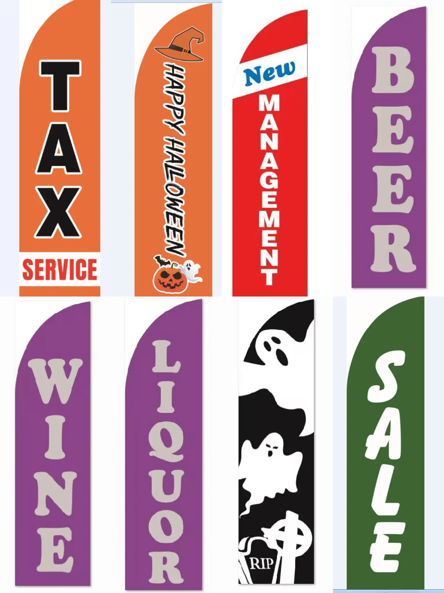 Custom Logo Printed Chicken Wings / Tacos/Food Truck/Nachos/Burritos Smoke Shop Feather Flag for Outdoor Advertising Event