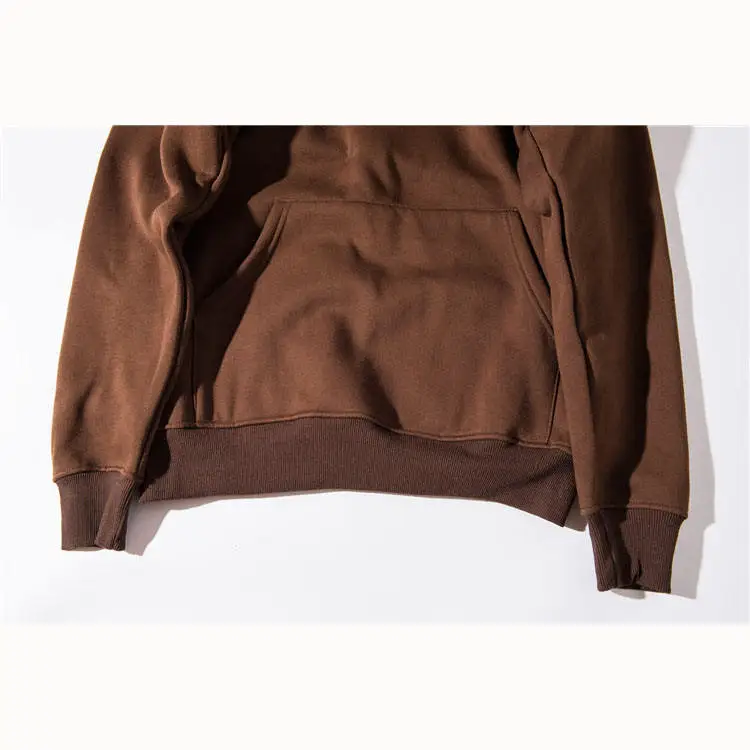 HDJ63017 Multi Colors Kangaroo Pocket Cotton Fleece Combed Cotton Fabric Men cloths Sweatshirt Pullover Hoodies