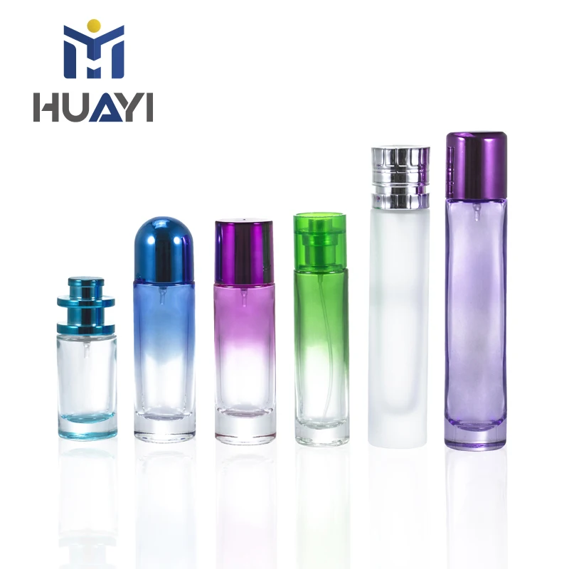 Customized Cylinder 25ml 30ml 50ml Screw Neck Empty Glass Sprayer Perfume Bottle