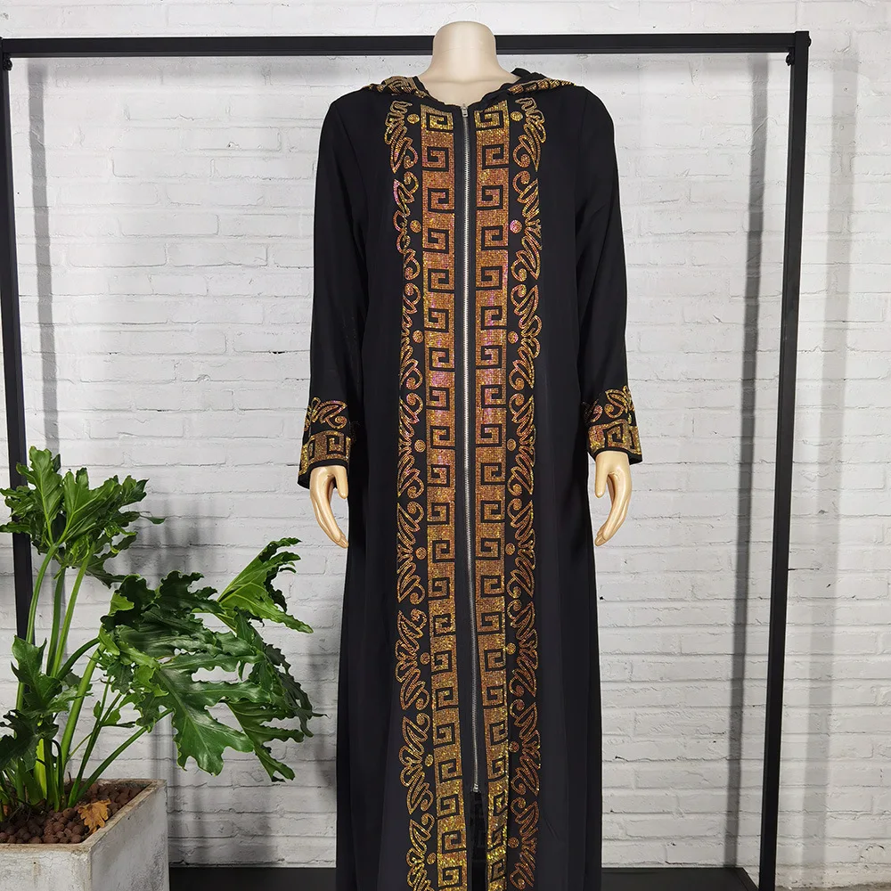 Factory Custom Middle East Luxury Muslim Abaya Clothing Dress Turkey Indonesian Women Islamic Abaya