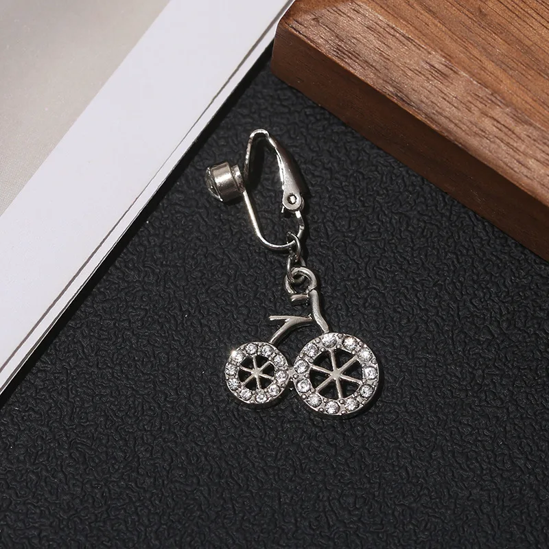 Wholesale Orthodox Religious Style Sexy Bicycle Octopus Rabbit Belly Button Body Jewelry Stainless Steel Diamond Main Navel