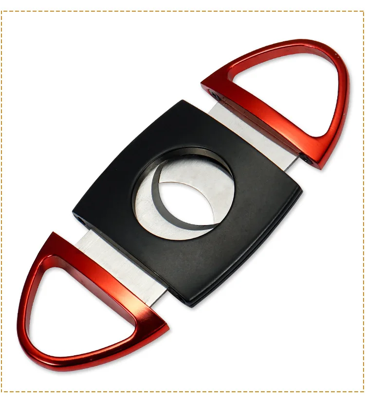 Двойные лезвия из нержавеющей стали острый нож для сигар карманный гаджет кубинские аксессуары курения гильотина