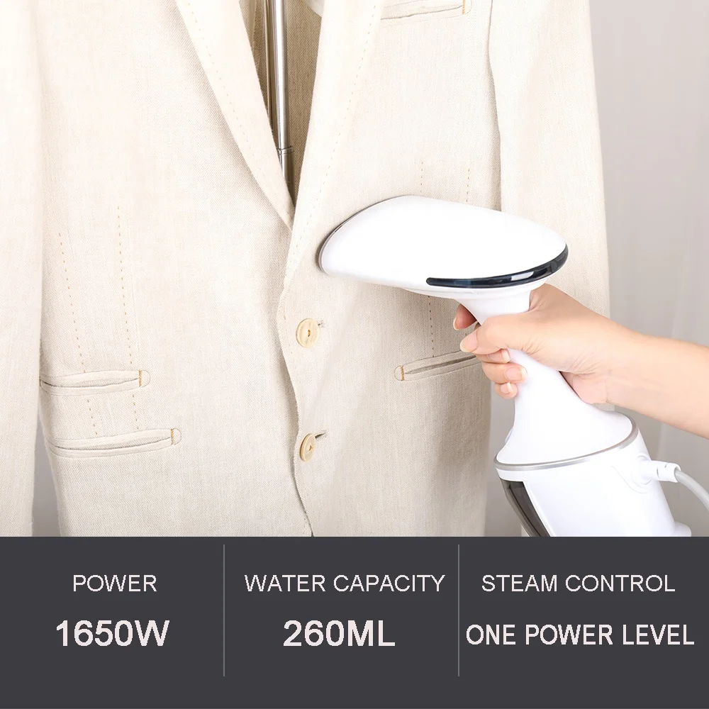 SP600  flat Golden lightweight mini travel portable fabric steamer