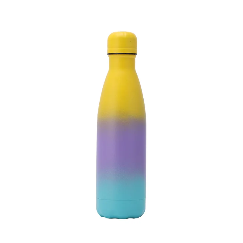 New Arrival Cola Shaped 500ml 17oz Powder Coating Wholesale Blank Sublimation Stainless Steel Water Bottle