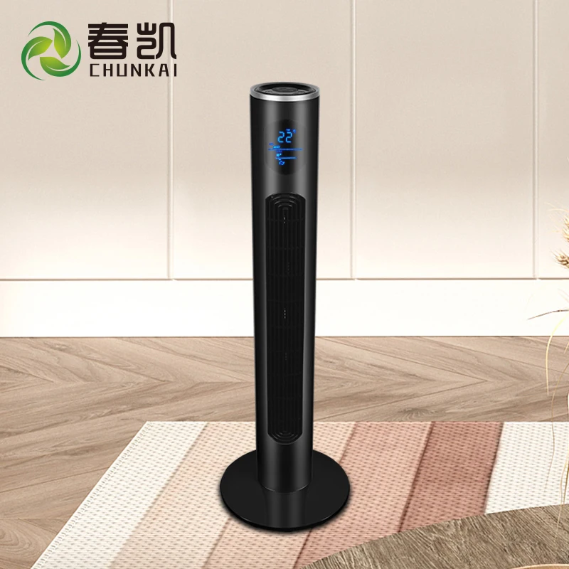 Factory Price Electric Noiseless Safety Cooling Bladeless 38 inch Tower Fan with remote