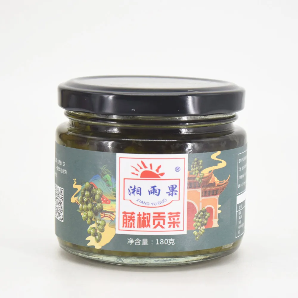 Factory Direct Supply Chinese Canned Vegetables Numbing Rattan Pepper with Tribute Vegetables Hunan Cuisine Xiang Yu Guo