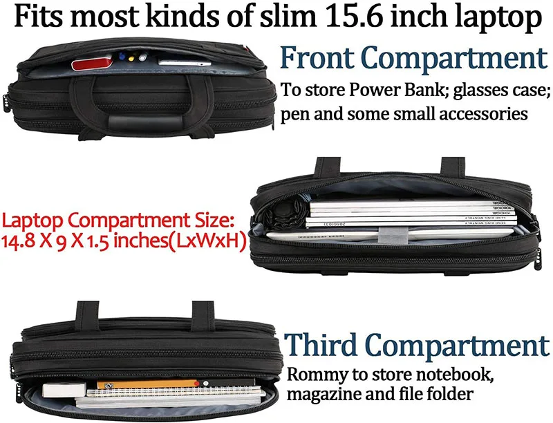 Лидер продаж многофункциональная деловая сумка для ноутбука 15 6 17 дюймов чехол из полиэстера портфель мужчин