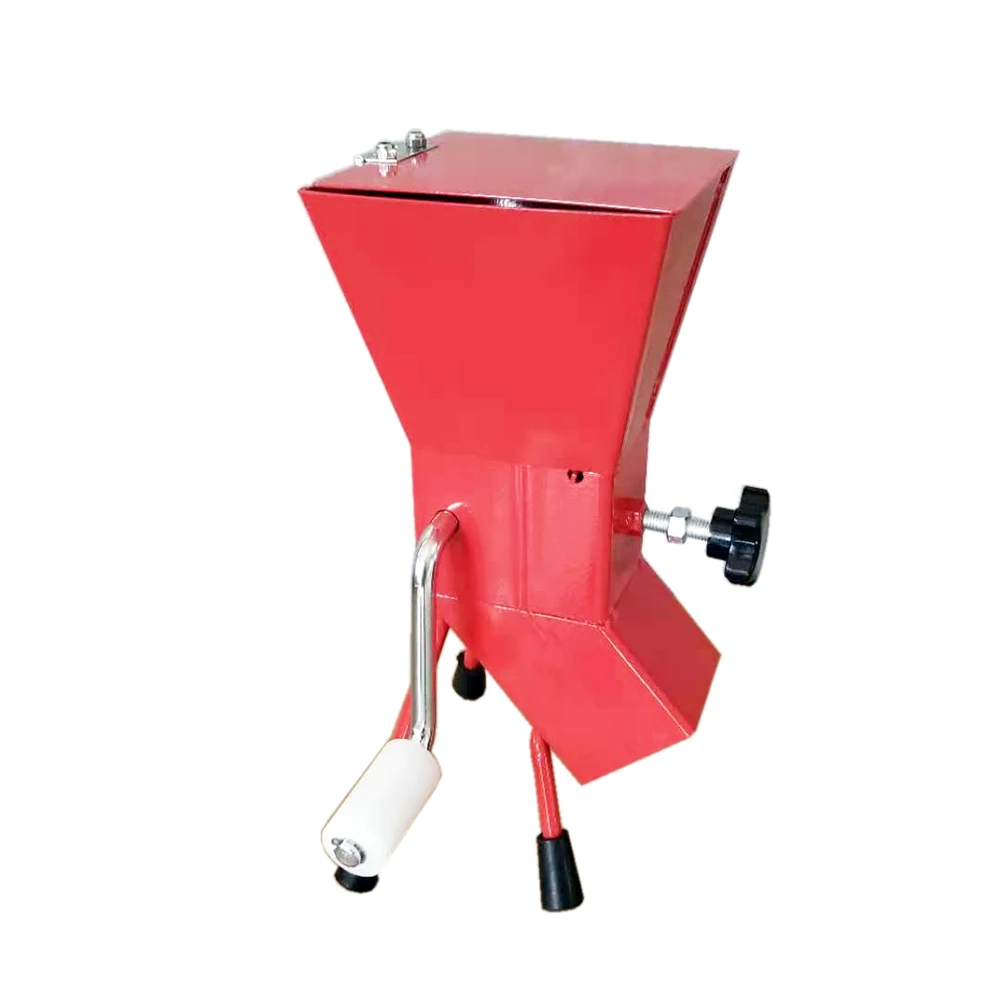 Portable and Adjustable hand crank nutcracker tool for cracking nuts All Steel for Hazelnuts