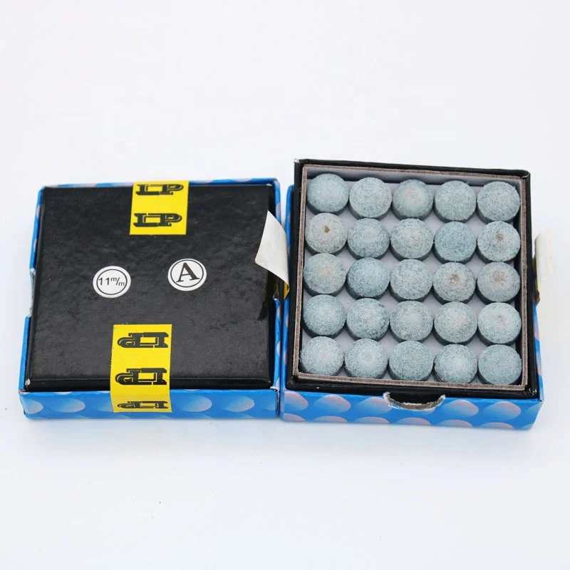 Wholesale Price A Grade Billiard Pool Cue Tip 11mm Leather Tip