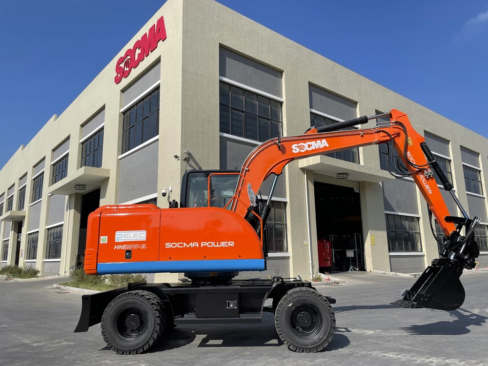 SOCMA 8 TON ELECTRIC WHEEL EXCAVATOR