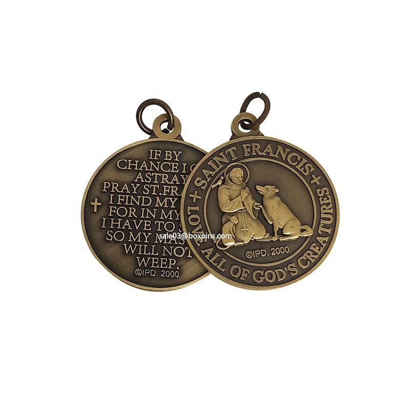 St. Francis Pet Tags Saint Francis bless protect my pets dog tags