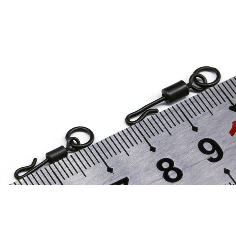 Bearing Swivel Fishing Connector 20mm 23mm Q-Shaped Quick Change Swivels For Carp Fishing Terminal Tackle Accessories