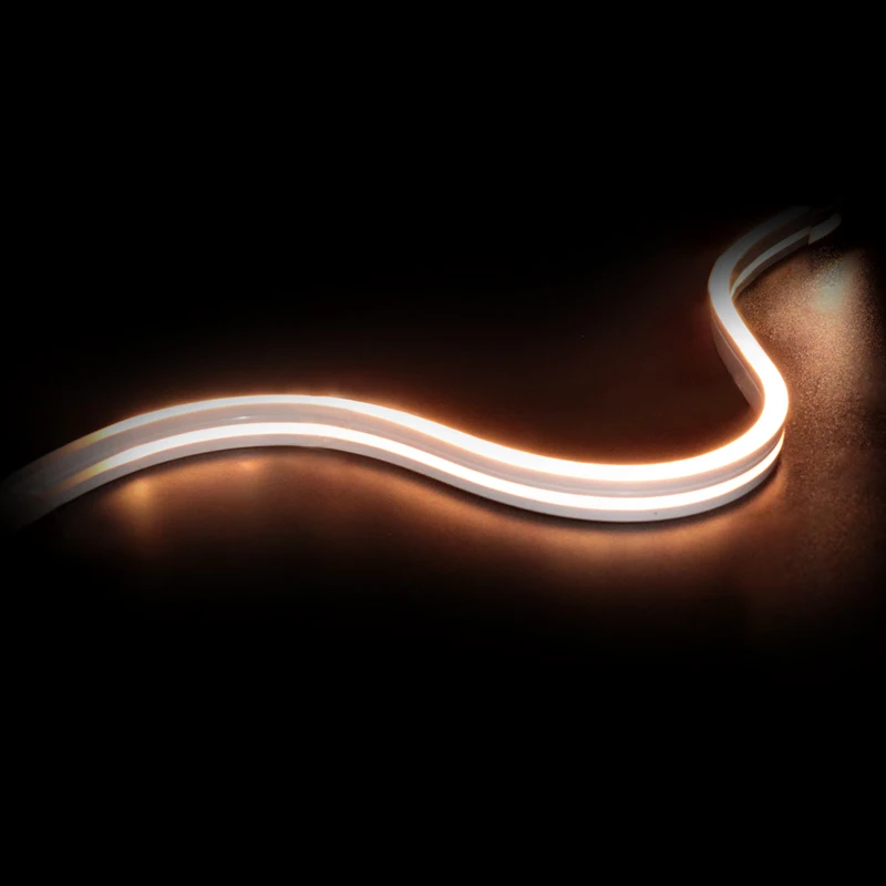 4*10MM MONO color pvc waterproof ip68 led flexible smart solar neon rope ceiling light stick