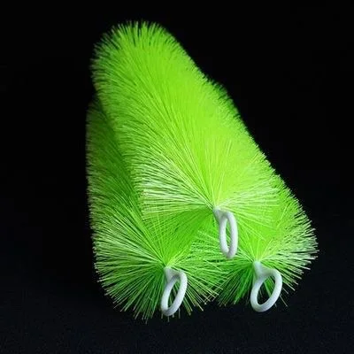 Fish Tank Aquarium Cleaning Round Plastic Aquarium Filter Brush for Pond