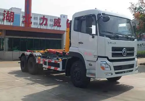 Dongfeng 6X4 Sanitation Garbage Truck New Hook Lift Special Transportation Vehicle