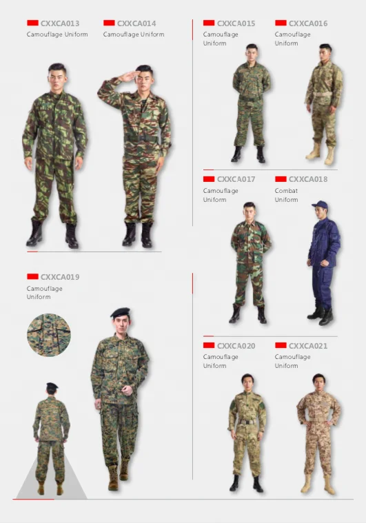 China Xinxing Camouflage BDU/ACU Combat Tactical Uniform