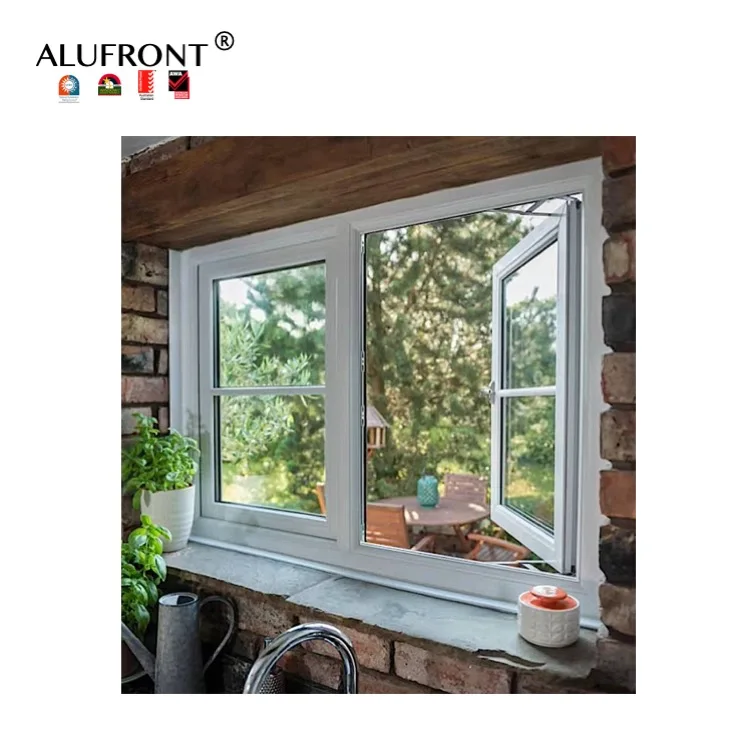 Сертифицированное NFRC высококачественное изолированное стекло и алюминиевые окна с термическим разрывом