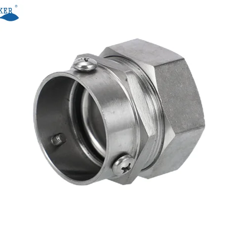 Stainless Steel Hose Fittings DKJ Card Sets Flexible Metal Conduit Connector