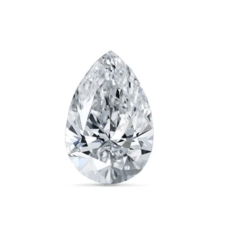 Pear cut Diamond. GIA  IGI Certified Lab grown synthetic HPHT CVD 0.5ct 1ct 2ct 3ct 5ct Diamonds