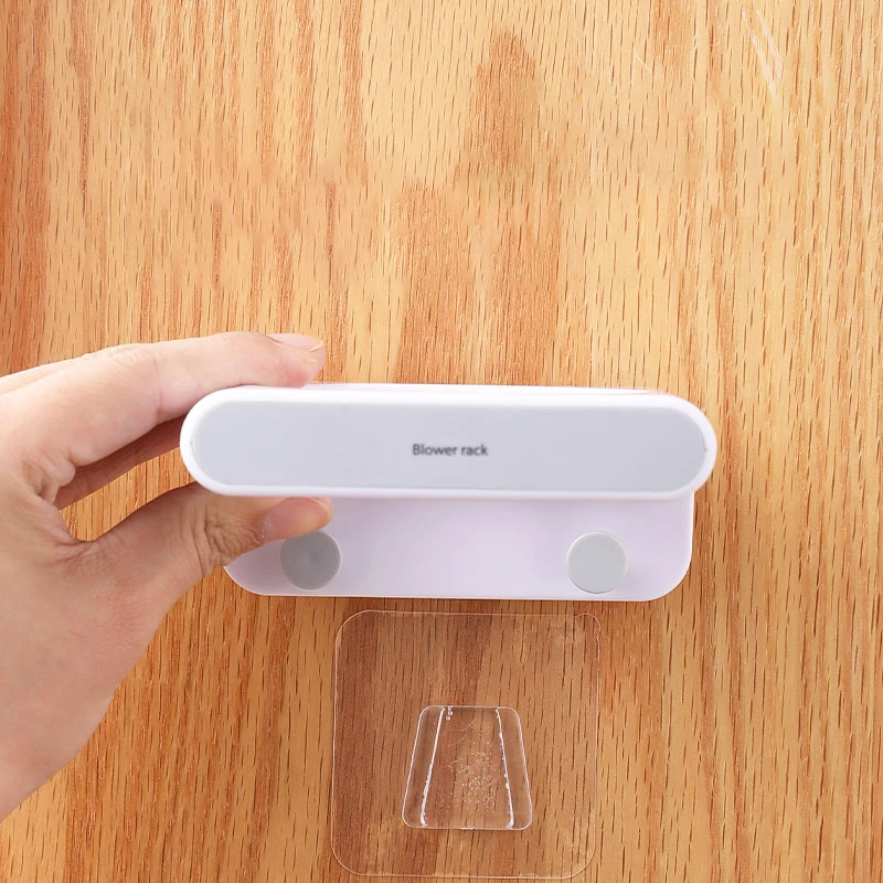 New Design Bathroom Accessories General Type Towel Storage Organizer White Hair Dryer Rack Holder