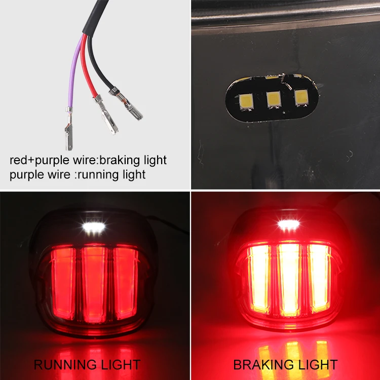 Loyo for harley davidson tail light New Design Brake Turn Signal Rear Led Tail Light for Motorcycle Harley Davidson