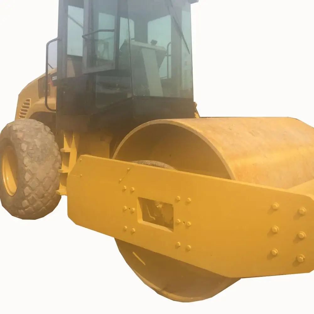  Подержанный оригинальный Вибрационный каток Cat CS56B CS863E 2019 распродажа модель дорожный cat для