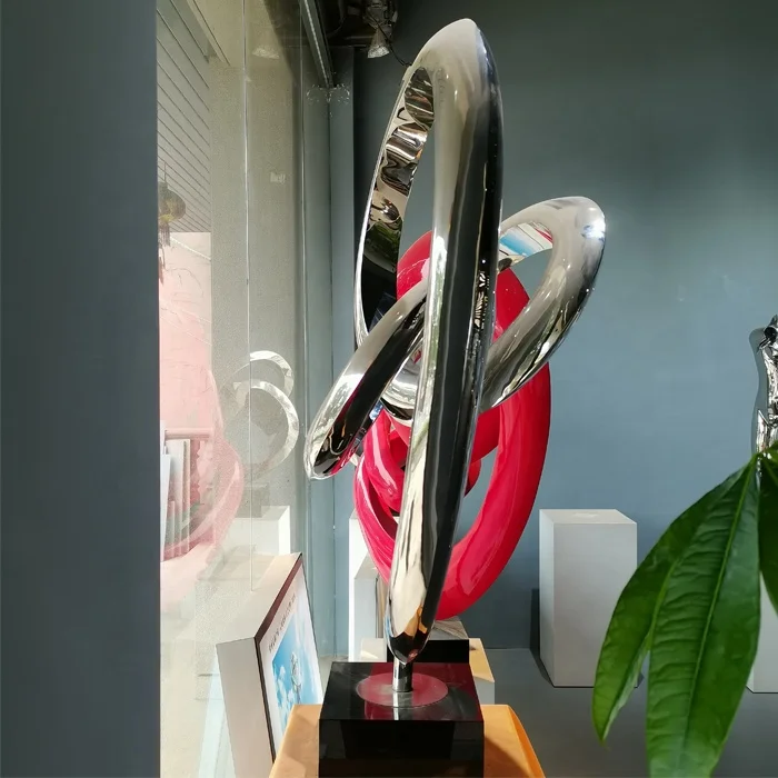 Contemporary Famous Modern Stainless Steel  Abstract Art Sculpture