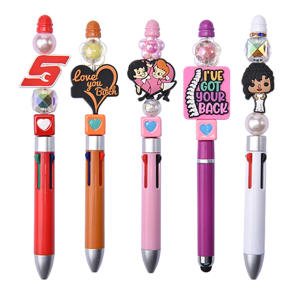 Wristlet Keychain Bracelet Pet Dog Focal Beads Silicone Diy Drawing Board New Silicone Dog Focal Beads For Pen Making