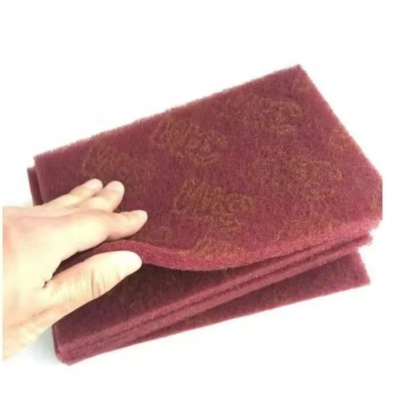 High Quality 3M 7448/7447 Non-Woven Industrial Brushed Vegetable Melon Cloth Square Shape for Car Wood Working and Polishing