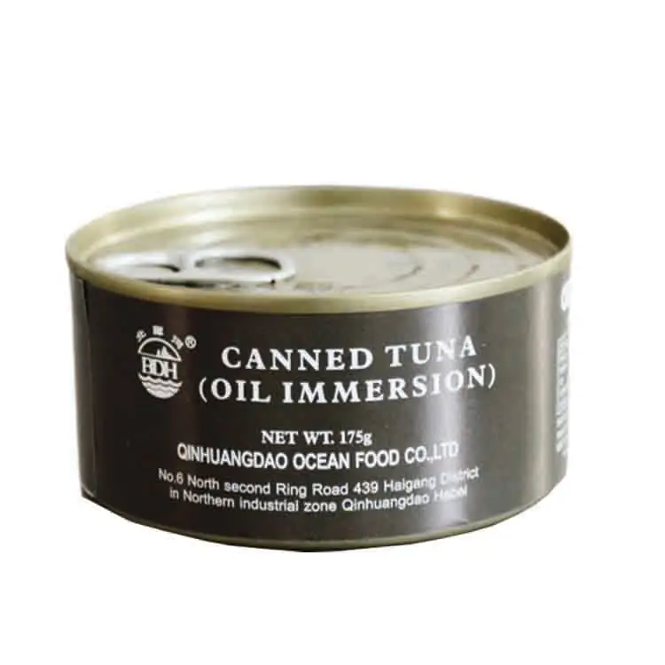 Wholesale Professional Factory Seafood Supplies  175g Tuna Canned In Oil Immersion