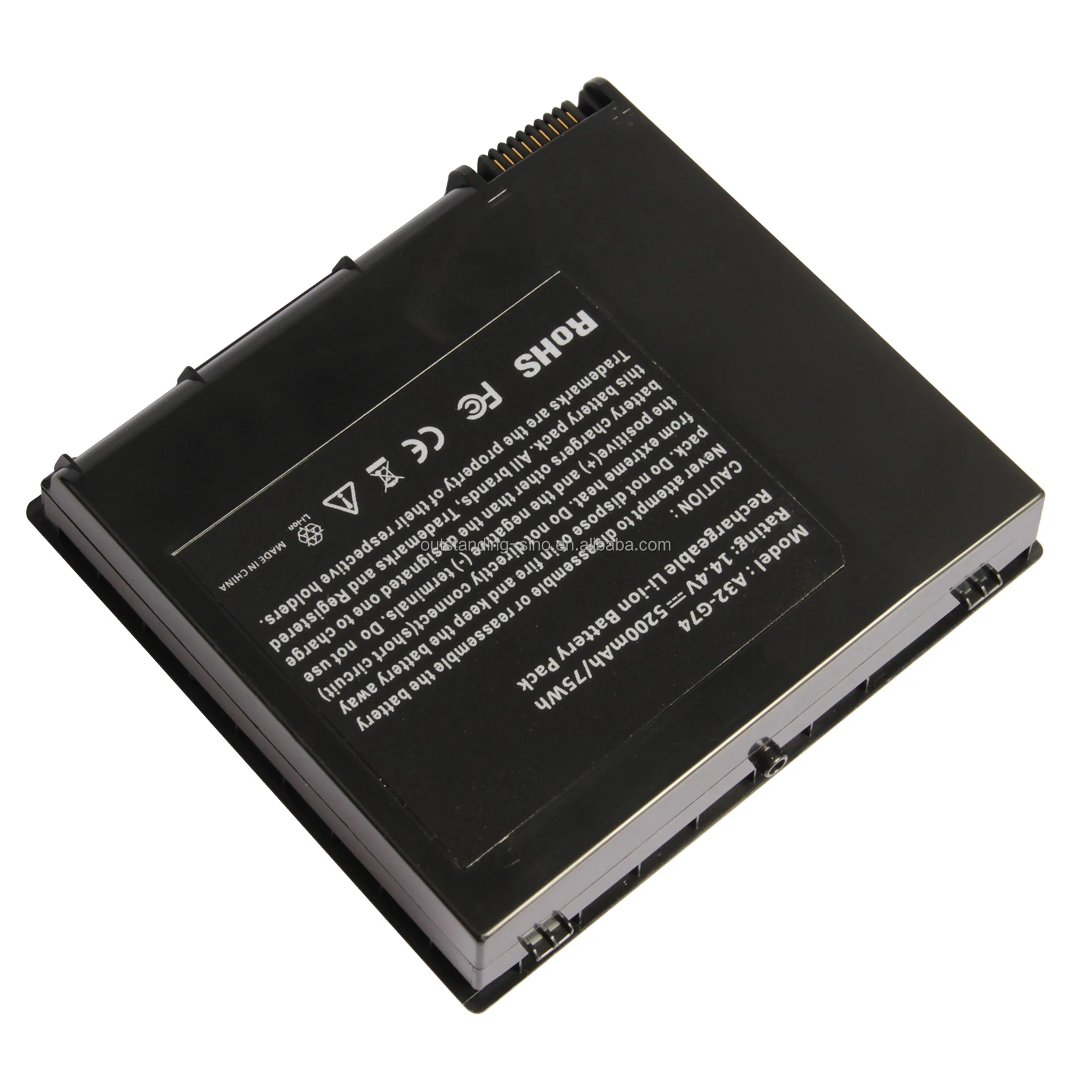 Replacement New laptop battery for ASUS A42-G74 ICR18650-26F LC42SD128 G74 G74J G74S G74JH G74SW Series