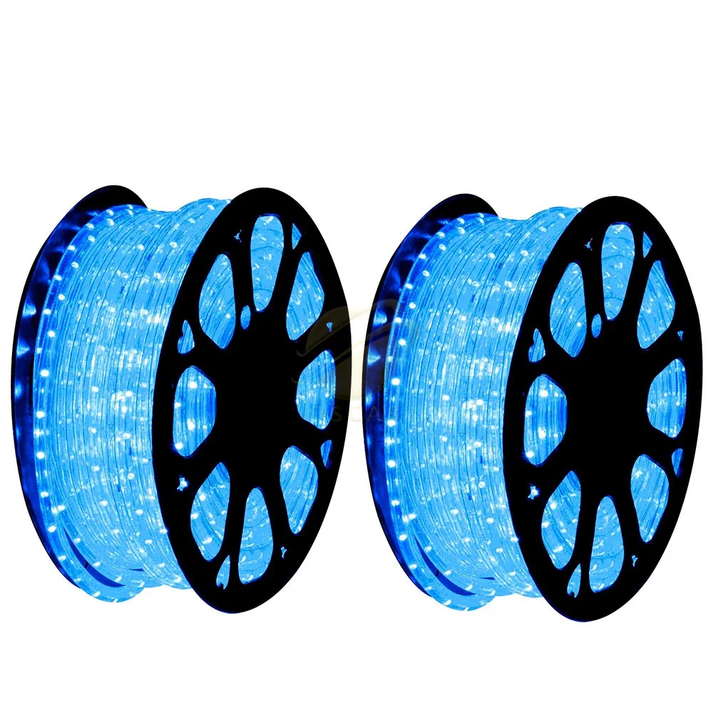 LED Rope Lights 100m Red LED Rope Light Commercial Spool 120 Volt