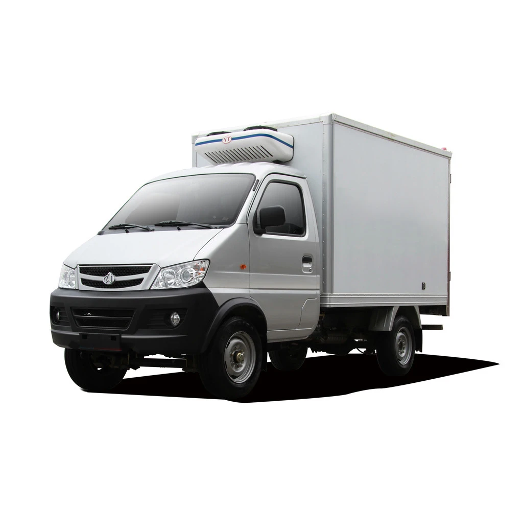 
Refrigetated truck box with thermo king refrigeration unit 