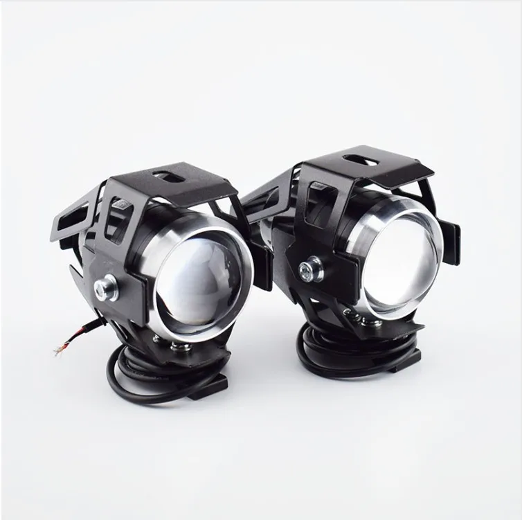 3000LM U5 Motorcycle Headlights Transformer Strobe Projector LED Work Light FOG Light Cars 12V for Motor Bike Universal 2 Years