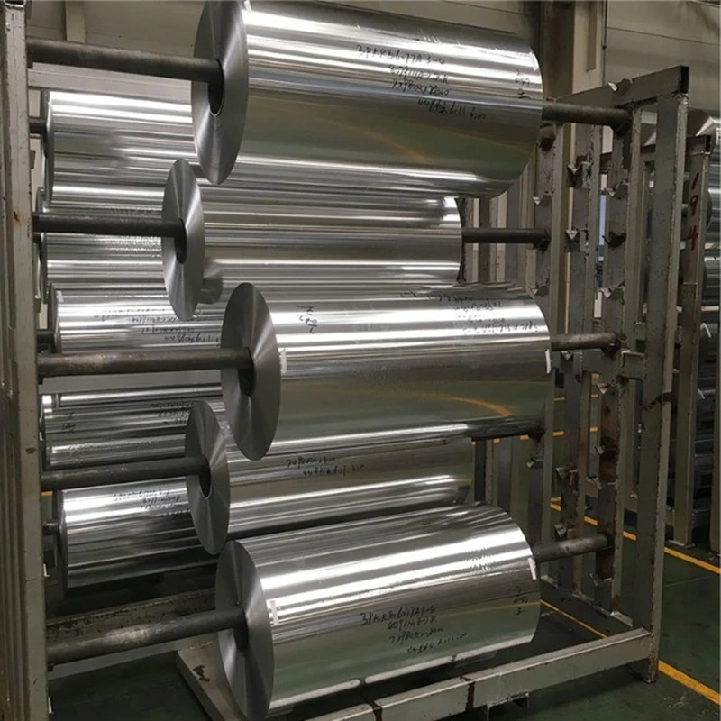 Wholesale 8011 8021 Aluminum Foil Roll 0.015mm Jumbo Roll 30cm 45cm Hard Food Grade Tin Foil Paper Food Wrapping Manufacturer