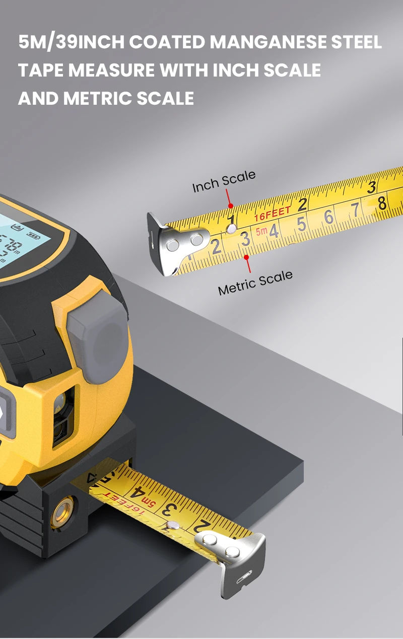 Cisivis  Hot Sale 3 in 1 Digital Laser Tape Laser Cross Line Laser Distance Meter